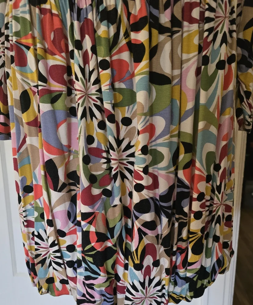 Leota New York Colorful Abstract Dress Size S - Picture 5 of 5